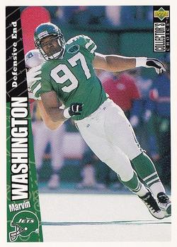 Marvin Washington New York Jets 1996 Upper Deck Collector's Choice NFL #308